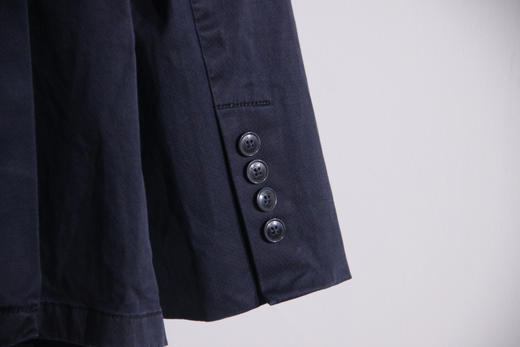 法国BU*TON 重水洗做旧 深蓝 休闲单西服 外套   WT229 商品图7