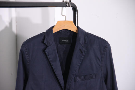 法国BU*TON 重水洗做旧 深蓝 休闲单西服 外套   WT229 商品图1