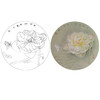 杨冬冬工笔花鸟白描底稿-荷花小品《香尘》-多种白描尺寸可选-HD07 商品缩略图0