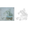 杨冬冬工笔花鸟白描底稿-水仙花-斗方小品册页-HD64 商品缩略图0