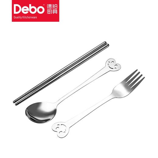 Debo德铂不锈钢筷子勺子两件套 商品图9