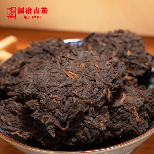 澜沧古茶时间的味道8年醇普洱茶熟茶饼茶撬散云南茶叶200g老熟普 商品图1