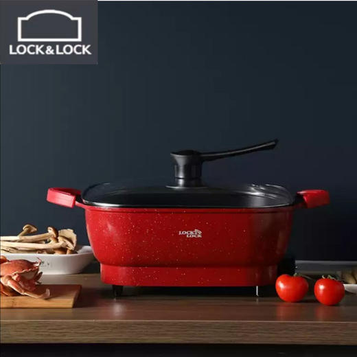 乐扣乐扣 LOCK&LOCK  多功能电火锅 EJP357RED 商品图0