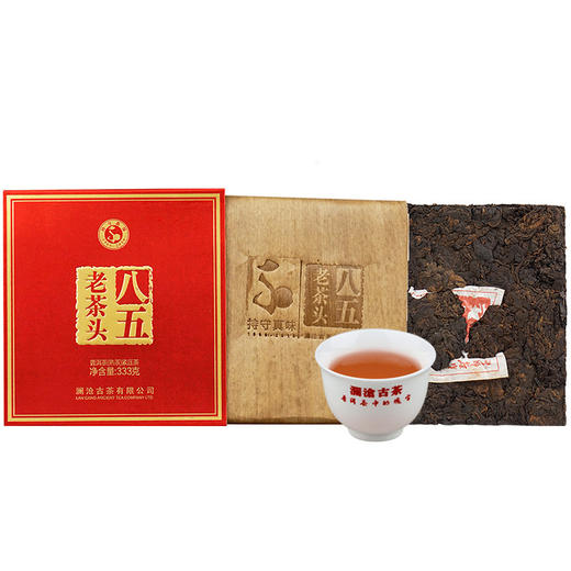 澜沧古茶八五老茶头0085景迈古树云南普洱茶熟茶叶333g碎银子茶 商品图3