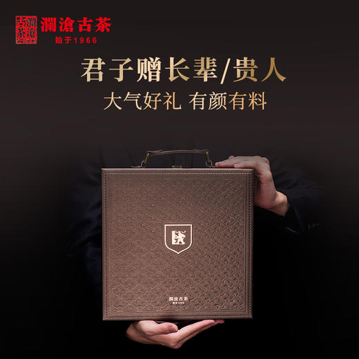 澜沧古茶君子6年陈普洱茶熟茶茶砖250g茶叶送礼 商品图3