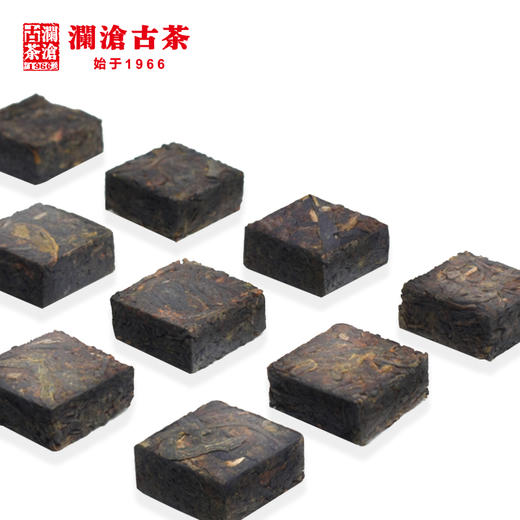 澜沧古茶茶妈妈紫芽小砖古树普洱熟茶砖茶办公室云南茶叶迷你100g 商品图1