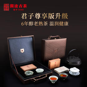 澜沧古茶君子6年陈普洱茶熟茶茶砖250g茶叶送礼