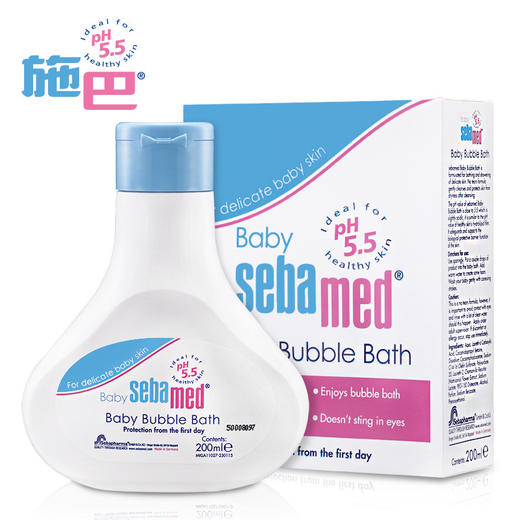 德国ebamed施巴婴儿泡泡沐浴露200ml/500ml 商品图2