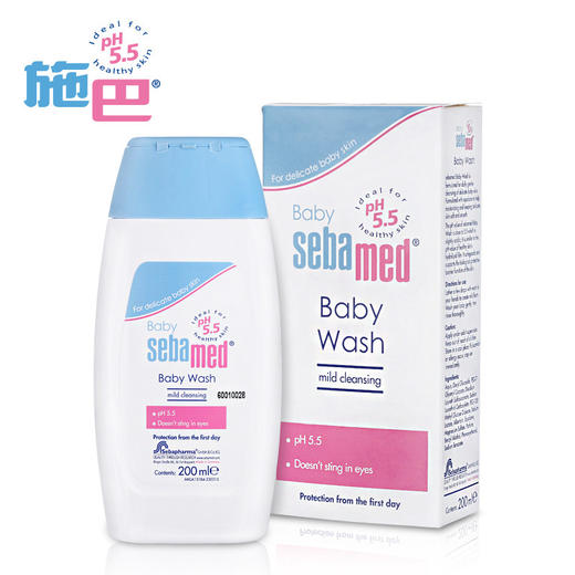德国 sebamed施巴婴儿洁肤浴露200ml/400ml 商品图1