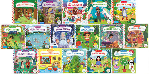 8册大全套 First Stories BUSY系列 童话篇 英文原版儿童绘本 纸板机关操作活动书 儿童启蒙学习英文版 Snow White 幼儿操作书 商品图2