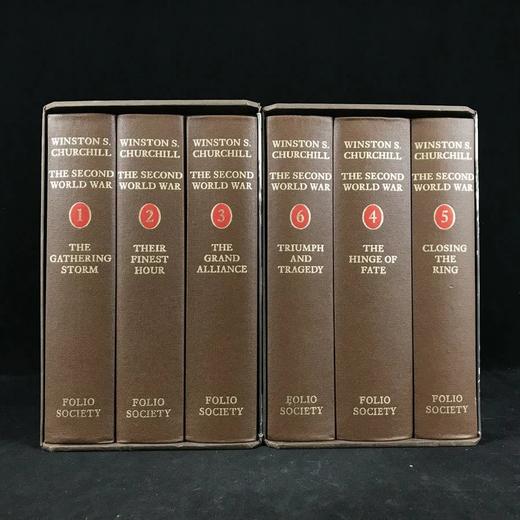 丘吉尔历史巨著《二战回忆录》（全6卷） 约百幅照片插图 精装18开带书匣 商品图0