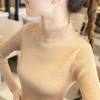 秋装半高领毛衣打底衫女长袖短款线衣秋冬套头百搭修身紧身针织衫 商品缩略图3