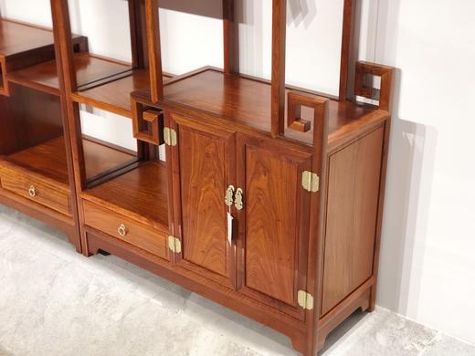 红桥红  家具严选  缅甸花梨(大果紫檀）  【明式博古架】 商品图7