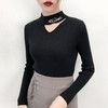 2019秋冬新款包芯纱加厚修身显瘦半针织打底衫高领毛衣女套头上衣 商品缩略图5