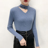 2019秋冬新款包芯纱加厚修身显瘦半针织打底衫高领毛衣女套头上衣 商品缩略图6