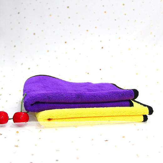 擦手巾30*40灰黄灰紫 商品图4