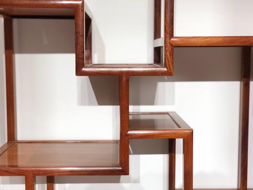 红桥红  家具严选  缅甸花梨(大果紫檀）  【明式博古架】 商品图3