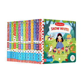 8册大全套 First Stories BUSY系列 童话篇 英文原版儿童绘本 纸板机关操作活动书 儿童启蒙学习英文版 Snow White 幼儿操作书