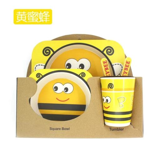 竹纤维环保卡通餐具套装 商品图1