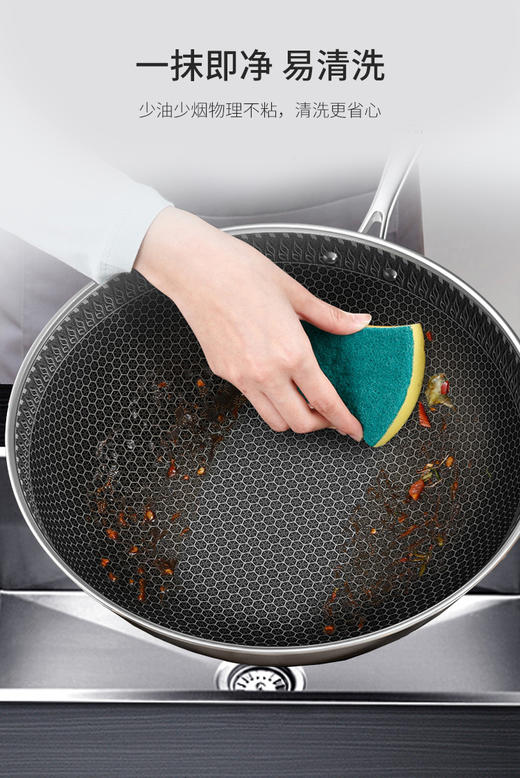 【限时特惠】BRK 德国克彭三层钢不粘炒锅E 商品图1