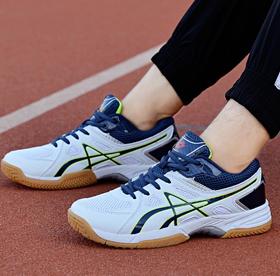 【网球鞋】。排球鞋男比赛训练鞋46大码情侣网球鞋女系带防滑乒乓球鞋
