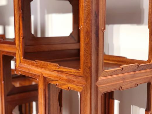 红桥红  家具严选  缅甸花梨(大果紫檀）  【多宝阁】 商品图5