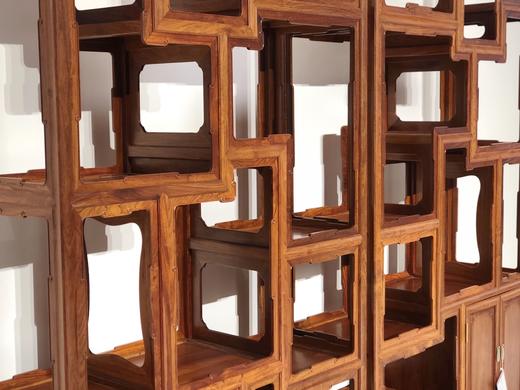 红桥红  家具严选  缅甸花梨(大果紫檀）  【多宝阁】 商品图3