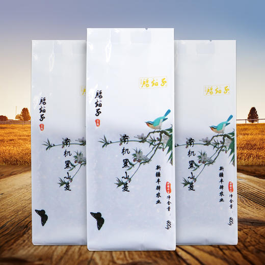 腰站子有机黑小麦杂粮400g/包*3 商品图3