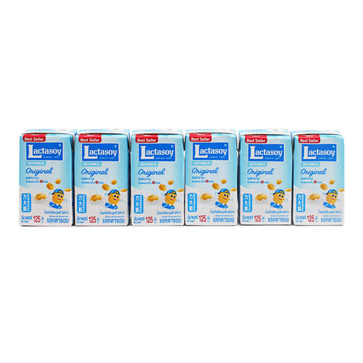 力大狮原味豆奶  125ml*6盒 泰国进口 营养早餐 豆奶 Lactasoy 巧克力味 商品图3