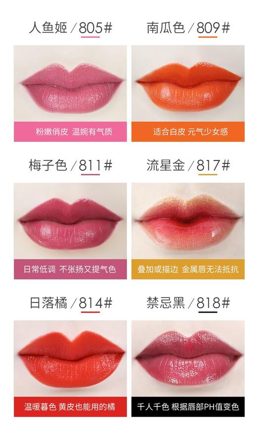 滋色ZEESEA水漾丝柔唇膏  黑管口红 商品图5