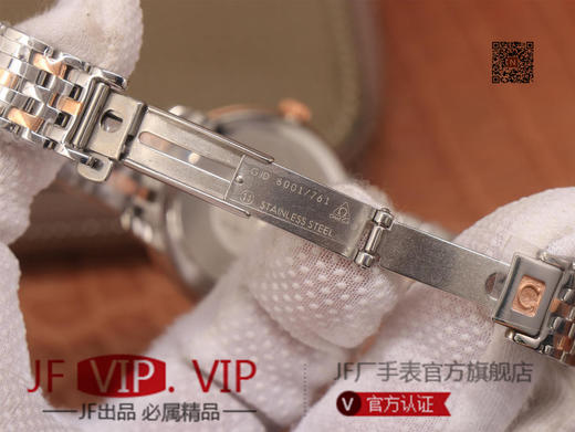 MKS 新品【欧米加蝶飞经典女款系列】，【表壳】腕表尺寸32.7*9.5，日本西铁城9015机芯，附送皮带+扣一条 商品图8