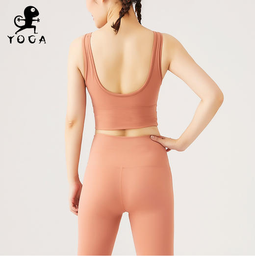 壁虎瑜伽 高腰提臀运动健身套装 沛柔 商品图4