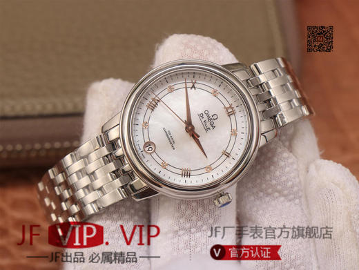 MKS 新品【欧米加蝶飞经典女款系列】，【表壳】腕表尺寸32.7*9.5，日本西铁城9015机芯，附送皮带+扣一条 商品图2