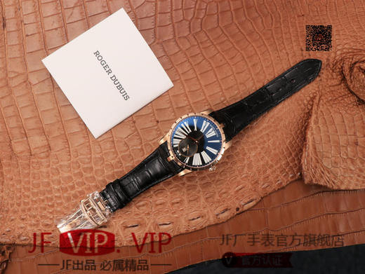 PF 罗杰.杜彼 EXCALIBUR(王者系列) DBEX0535基础系列，表径42MM厚度10.5MM，美洲鳄鱼皮表带，进口9015机芯，男士腕表， 商品图12