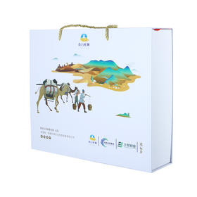 腰站子 奇台礼物 礼盒1*4（黑小麦原粮/黑小麦面粉/有机面粉/红花籽油/有机手工拉面）