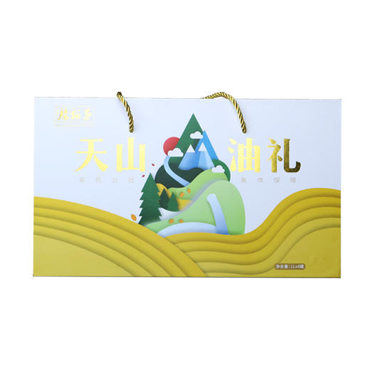 天山油礼 礼盒1*4（红花籽油/胡麻籽油/菜籽油/葵花油） 商品图4