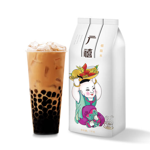 广禧植脂末奶精粉1kg 咖啡奶茶伴侣 商品图2