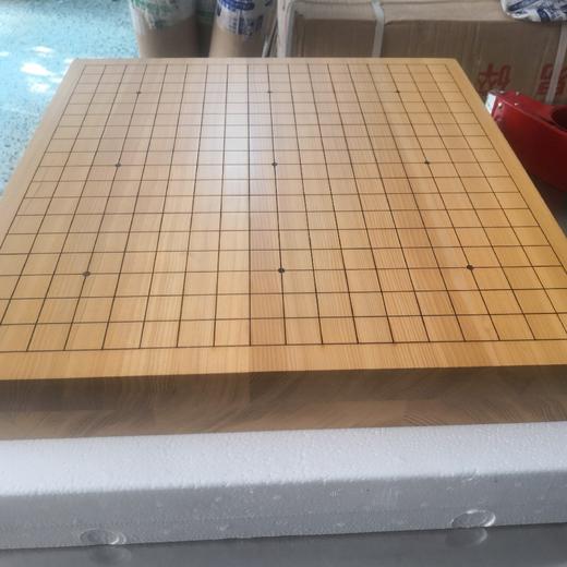 特价处理：新榧实木 双层拼接 单面19路围棋盘 商品图5