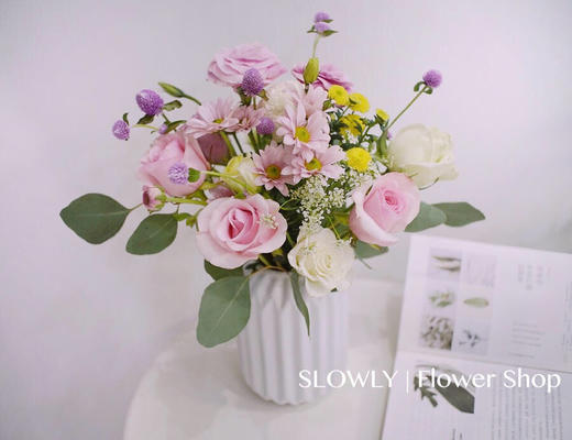 折纸风白瓷花瓶 商品图0