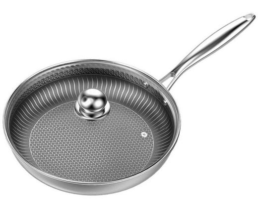 【煎锅】爱乐仕平底锅不粘锅煎锅304不锈钢 商品图2