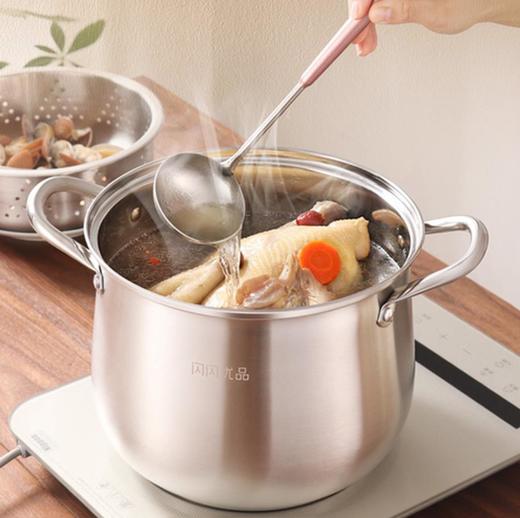 【蒸锅】汤锅蒸锅不绣钢304燃气电磁炉家用深锅加厚煮粥煲汤蒸格蒸煮锅笼 商品图0