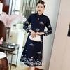MWYG-9IH52865秋冬新款长袖红色女裙 商品缩略图1
