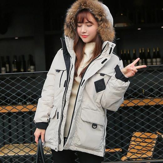 韩式 鹅绒羽绒服休闲外套 商品图1