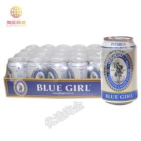 蓝妹啤酒330ml罐装/件 1*24  4891233383291