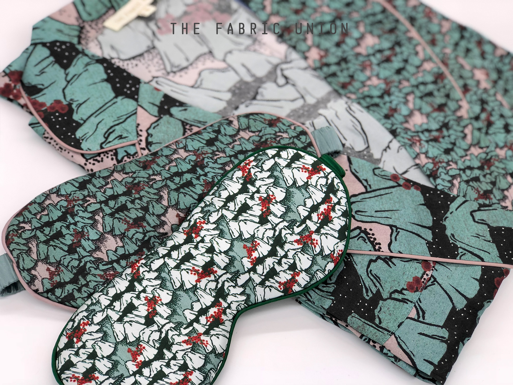 TheFabricUnion真丝印花眼罩 2019「宇宙游园」限量系列 “星河谷” | 2019 Limited Collection：「Wandering in Garden Cosmos」