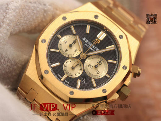 OM爱彼皇家橡树26331计时系列，所有功能及位置均与原版一模一样，自主研发6时位走秒带日期2385机芯 日历盘上浮新亮点没有之一，男士腕表 商品图3