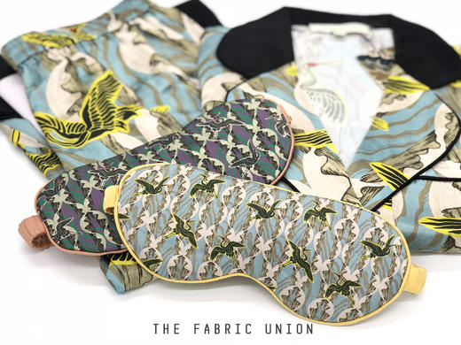 TheFabricUnion真丝印花眼罩 2019「宇宙游园」限量系列 “仙岛飞行记” | 2019 Limited Collection：「Wandering in Garden Cosmos」 商品图0