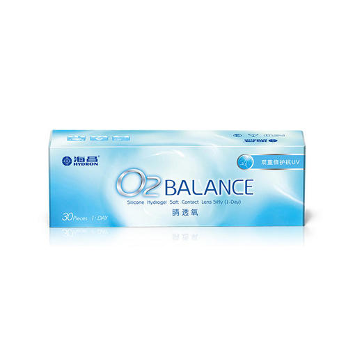 睛透氧 O2BALANCE日抛30片隐形近视眼镜（定制产品，10-15个工作日发货） 商品图3