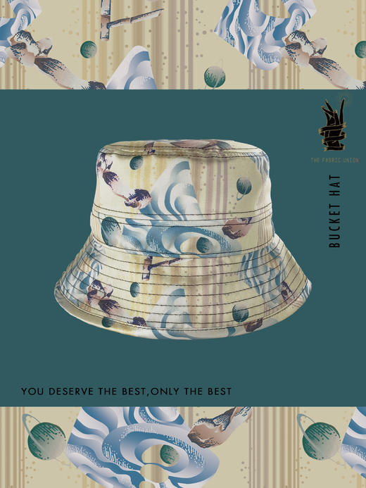 TheFabricUnion印花渔夫帽 2019「宇宙游园」限量系列 “漂流” | 2019 Limited Collection：「Wandering in Garden Cosmos」 商品图0