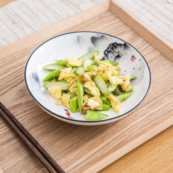 菲米生活（PHMI）碗碟套装骨瓷餐具陶瓷盘子家用面碗汤碗墨色江南20件组合 商品图3